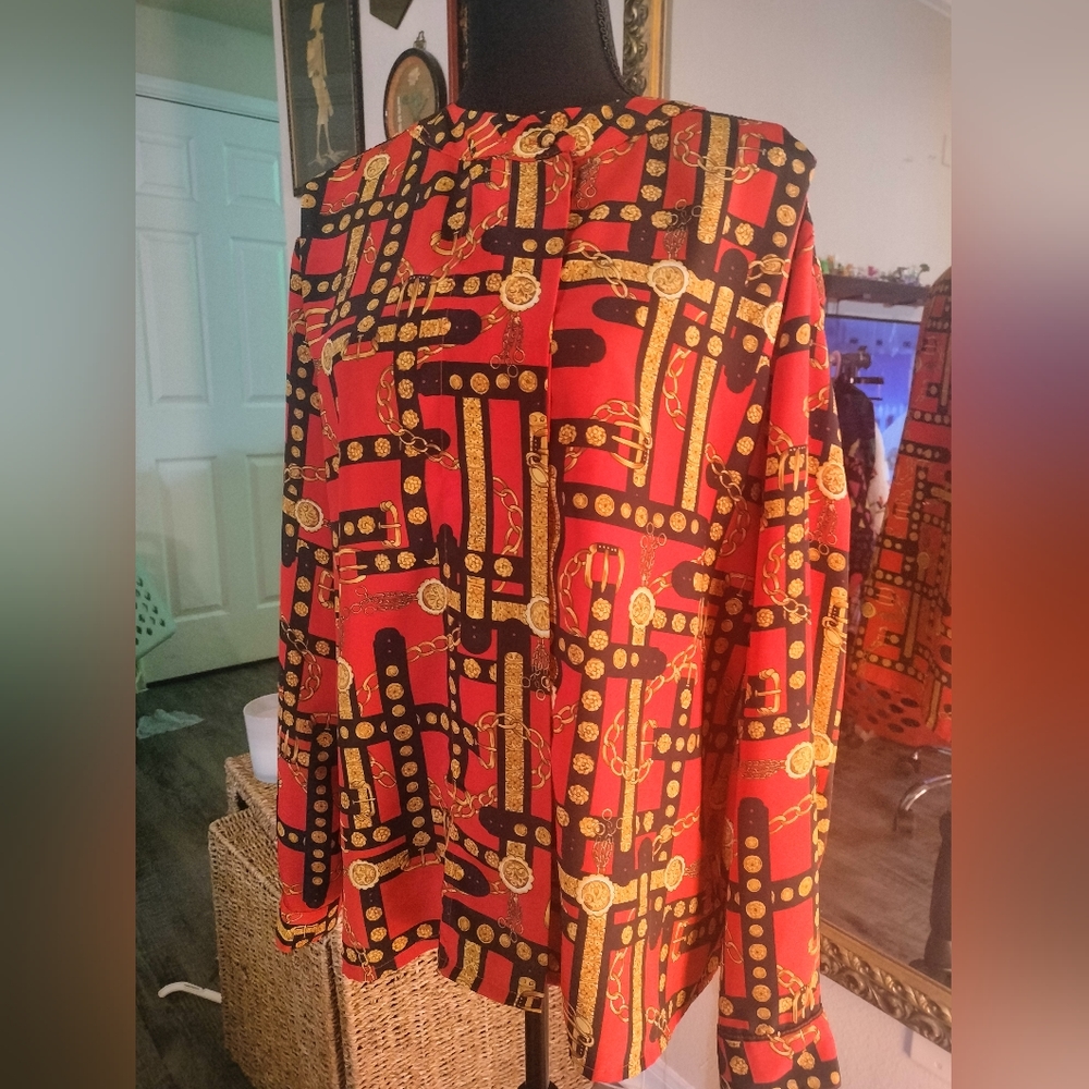 Vintage Jordan button down blouse. Size 16.